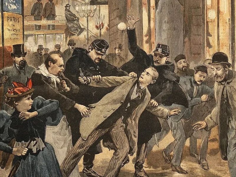 1849-Osvaldo Tofani - Attentato all'Hotel Terminus
